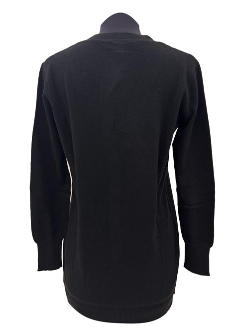 Cardigan lungo con profili lurex CECILIA BENETTI | Giacche | C9.302501530